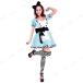  костюмированная игра маскарадный костюм костюм Halloween костюм тайна. страна. Alice платье для взрослых более .CLUB QUEEN Lovely Alice( Rav Lee Alice )