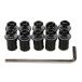 LOYELEY screen bolt 10 piece set M5 5mm bolt well nut windshield screw window screen cowl . screen. fixation 