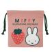 [ распродажа *1]BW24-11 квадратное Miffy Mini мешочек хлопок 100% стакан пакет Dick bruna ... клубника сделано в Японии .. данный симпатичный коробка для завтрака днем еда 