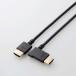  Elecom HDMI кабель HIGH SPEED with Ethernet L знак левый направление 1m 4K 30Hz мягкость HEC ARC...