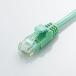  Elecom CAT6 основа Gigabit мягкость LANke- blue green 1m LD-GPY/G1