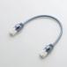  Elecom ушко поломка предотвращение мягкость LAN кабель Cat6 основа 0.15m голубой LD-GPYT/BU015 LD-GPYT/BU015