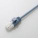  Elecom ушко поломка предотвращение мягкость LAN кабель Cat6 основа LD-GPYT серии 0.5m голубой LD-GPYT/BU05 LD-GPYT/BU05
