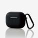  немедленная уплата AirPods Pro соответствует сопутствующие предметы / силиконовый чехол / коннектор колпак /kalabina есть / черный 