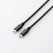 �G���R�� USB-C �P�[�u�� ( Type C to C ) 1m PD 100W �f�����ɂ��� �i�C�������b�V�� �}�O�l�b�g���� ���ꂢ�c