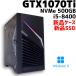 �y���ÃQ�[�~���OPC/�ꕔ�V�i�zGeForce GTX1070Ti/Core i5-8400/16GB/NVMe M.2 SSD 500GB �V�i + HDD 1TB/Windows11/�V�i�P�[�X