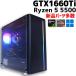 �y���Î���Q�[�~���OPC�z�V�i�p�[�c���� / GeForce GTX 1660 Ti / Ryzen 5 5500 / 16GB / SSD 512GB �V�i / Windows11