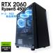 �y���Î���Q�[�~���OPC�z�V�i�P�[�X�g�p / GeForce RTX 2060 / Ryzen5 4500 / 16GB / SSD 480GB �V�i / Windows11