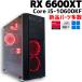 �y���Î���Q�[�~���OPC�z�V�i�p�[�c���� / Radeon RX 6600 XT / Core i5-10600KF / 16GB / NVMe SSD 1TB�V�i + HDD 500GB / Windows11