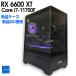 �y���Î���Q�[�~���OPC�z�P�[�X�ESSD�V�i�g�p / Radeon RX 6600 XT / Core i7-11700F / 16GB / SSD 480GB + HDD 1TB / Windows11