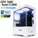 �y���Î���Q�[�~���OPC�z�P�[�X�ESSD�V�i�g�p / GeForce GTX 1660 / Ryzen 5 3500 / 16GB / M.2 SSD 512GB / Windows11