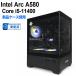 [ б/у собственное производство ge-mingPC] новый товар кейс использование / Intel Arc A580 / Core i5-11400 / 16GB / M.2 NVMe SSD 512GB + HDD 1TB / Windows11