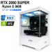 [ б/у собственное производство ge-mingPC] кейс *SSD новый товар использование / GeForce RTX 2060 SUPER / Ryzen 5 3600 / 16GB / M.2 SSD 480GB / Windows11