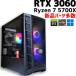 �y���Î���Q�[�~���OPC�z�V�i�p�[�c���� / GeForce RTX 3060 / Ryzen 7 5700X / M.2 NVMe SSD 512GB �V�i + HDD 2TB / Windows11