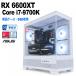 �y���Î���Q�[�~���OPC�z�P�[�X�ESSD�V�i�g�p / Radeon RX 6600XT / Core i7-9700K / 16GB / 2.5" SSD 512GB / Windows11