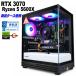 �y���Î���Q�[�~���OPC�z�V�i�P�[�X�g�p / GeForce RTX 3070 / Ryzen 5 5600X / 16GB / SSD 500GB / Windows11
