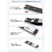 M.2 SSD USB �N���A �O�t���P�[�X M.2 SATA��p  USB�ϊ��A�_�v�^ UASP 5Gbps �����yB5�z �֘A�摜4