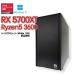 �y���쒆�ÃQ�[�~���OPC�z�V�i�P�[�X�g�p  / Radeon RX 5700XT / Ryzen5 3600 / 16GB / NVMe SSD 1TB �V�i / Windows11
