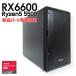 �y���Î���Q�[�~���OPC�z�V�i�p�[�c�����g�p / Radeon RX6600 / Ryzen5 5500 / 16GB / NVMe SSD 1TB �V�i / Windows11