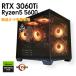�y���Î���Q�[�~���OPC�z�V�i�p�[�c�����g�p / GeForce RTX 3060 Ti / Ryzen5 5600 / 32GB / NVMe SSD 1TB �V�i / Windows11