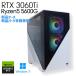 �y���쒆�ÃQ�[�~���OPC�z�V�i�P�[�X�E�V�i�p�[�c�����g�p / GeForce RTX 3060Ti / Ryzen5 5600G / 16GB / NVMe SSD 1TB �V�i + HDD 1TB / Windows11