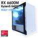 �y���Î���Q�[�~���OPC�z�V�i�P�[�X�g�p / Radeon RX6600M / Ryzen5 8400F / 16GB / NVMe SSD 1TB �V�i / Win11