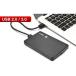 USB3.0�Ή� �O�t�� 2.5�C���` SSD/HDD�P�[�X SATA USB2.0�ɂ��Ή� �u���b�N �O���d���s�v 4�܂Ń��[���֓����yO2�z �֘A�摜3
