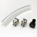 PASTEQUE rear master cylinder reserve tank less kit ( size up Ver.) clear fluid hose 