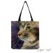  большая сумка kiji тигр кошка эко-сумка живопись маслом способ смешанные товары .. кошка кошка женский унисекс 