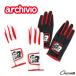 archivioaruchibio Golf женский перчатка ARCHIVIO×Chocomoo A430117 обе рука для полный палец 18~19cm 20~21cm подарок подарок 