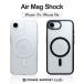 WEB����̔� �p���[�T�|�[�g���� Air Mag Shock �}�O�Z�[�t�Ή��P�[�X iPhone17e iPhone16e �X�}�z�P�[�X �N���A ���� MagSafe�Ή� �}�O�Z�[�t