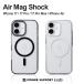 WEB����̔� �p���[�T�|�[�g���� Air Mag Shock �}�O�Z�[�t�Ή��P�[�X iPhone17 �V���[�Y iPhone Air �X�}�z�P�[�X �N���A ���� MagSafe�Ή� �}�O�Z�[�t