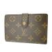  Louis Vuitton двойной бумажник M61663porutomone*bie vi e Noah монограмма камыш . кошелек LOUIS VUITTON Brown женский б/у 