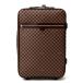  Louis Vuitton чемодан N23247pe газ 70 Brown Damier LOUIS VUITTON с роликами . дорожная сумка унисекс б/у 