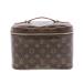 [ ограничение цена 2/1 до ]LOUIS VUITTON ( Louis Vuitton ) колено sBB Monogram сумка мешочек / vanity / вечерняя сумочка Monogram Brown M42265 used:AB[ROR]