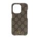 [ б/у ] GUCCI ( Gucci ) off .tiaIPHONE 15 PRO кейс мелкие вещи мобильный кейс GG Supreme Beige 763801 used:A