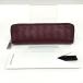 BOTTEGAVENETA Bottega Veneta сетка пенал пенал 730023 кожа wine red женский б/у 