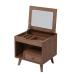 JK план low модель туалетный столик один поверхность зеркало туалетный столик с зеркалом ширина 45 глубина 41 высота 46~81 FAP-0012-BR Brown 