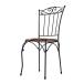 JK план стул стул античный железный ширина 40.5 глубина 46 высота 88 IRI-1020-BK черный 