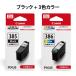 �y�Z�b�g�z�L���m�� �����C���N�J�[�g���b�W FINE�J�[�g���b�W XL��e�� BC-385XL �u���b�N + BC-386XL 3�F�J���[ BC-385XL-BC-386XL