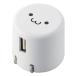 ELECOM MPA-ACU07WF смартфон для AC зарядное устройство / USB-A женский 1 порт / 1.0A мощность / белый лицо 