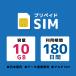  mobile *p running 20211117-1595plipeidoSIM 10GB 180 day DoCoMo 