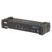 ATEN CS1784A dual link DVI соответствует 4 порт KVMP переключатель USB2.0 ступица установка 