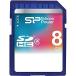 【在庫目安：僅少】 シリコンパワー SP008GBSDH004V10 SDHCメモリーカード 8GB (Class4) 永久保証