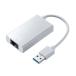  Sanwa Supply USB-CVLAN3WN проводной LAN адаптер (USB A Gen1-LAN изменение *USB ступица имеется *Gigabit соответствует * белый )