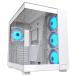 COUGAR CGR-5KA1W-RGB-J 120mm ARGB PWM вентилятор 4 основа стандарт установка стойка отсутствует middle tower кейс [FV150 RE]* белый модель 