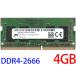 Micron PC4-21300S (DDR4-2666) 4GB 1Rx16 PC4-2666V-SC0-11 SO-DIMM 260pin Ρȥѥѥ ֡MTA4ATF51264HZ-2G6E1 ̼ (1Rx16) ưݾ