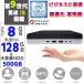 ���Ãf�X�N�g�b�v�p�\�R�� HP EliteDesk 800G5 DM ��9���� Core i5 ������8GB SSD128GB+HDD500GB Windows11 Office�t�� ���� USB3.1 HDMI