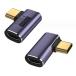 USB 4.0 Type C �ϊ��A�_�v�^1�� �^�C�vC �����A�_�v�^�X�g���[�g �k�� U�^ USB4.0�����A�_�v�^ 40Gbps�����]�� PD100/5A�}���[�d 90�x 8K@60Hz�f���o�͑Ή� �֘A�摜5