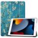  iPad кейс iPad ( no. 7 поколение * no. 8 поколение * no. 9 поколение ) три . покрытие PU кожа материалы подставка функция слива. цветок 